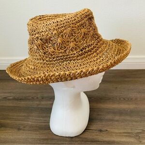 Tropical friends 100% straw hat